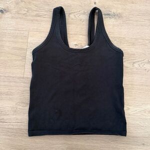 ALO Yoga Black Racerback Tank Top
